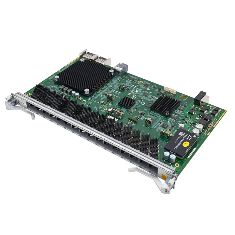 La placa de servicio ZTE GFBL es una placa de interfaz combinada GPON y XG PON de 16 puertos adecuada para C600