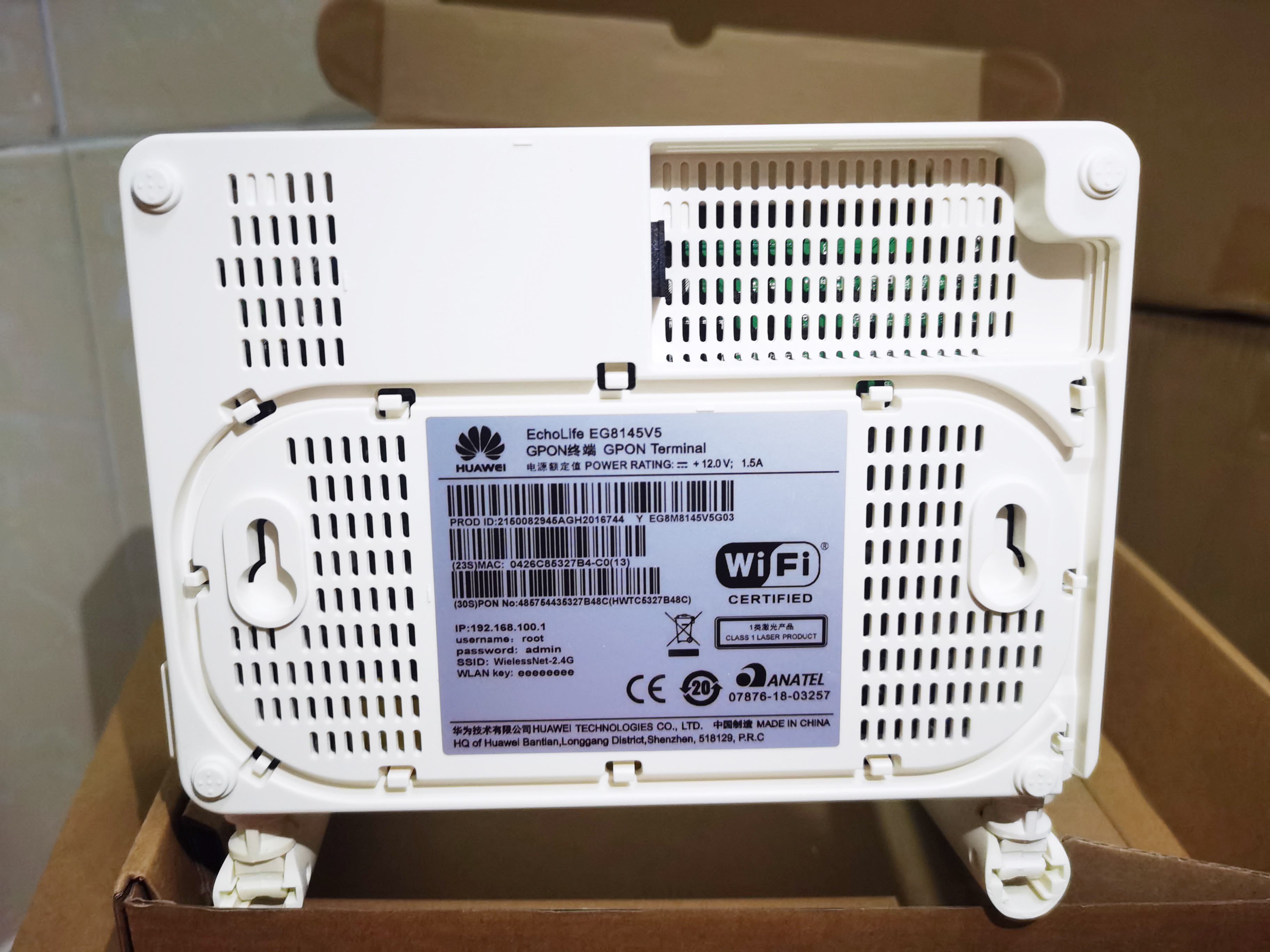 Acerca de Huawei Eg8145v5 Gpon Onu