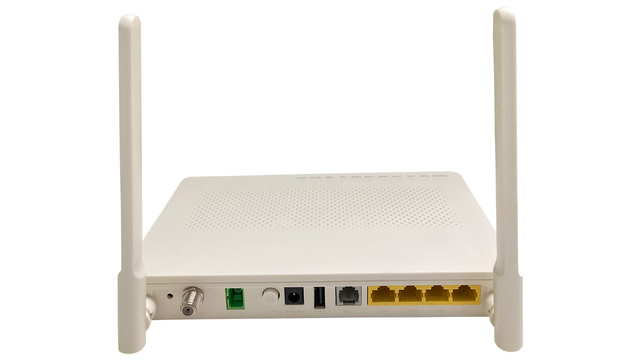 HUAWEI Echolife EG8143A5 FTTH Xpon ONU 1GE+3FE+USB+1POST+2.4GWIFI+CATV con mando a distancia