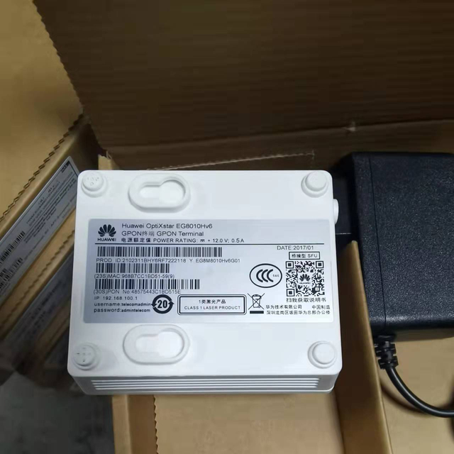 Puente Onu Huawei Eg8010hv6 Gpon Con 1 Ge Lan Ftth Fttx