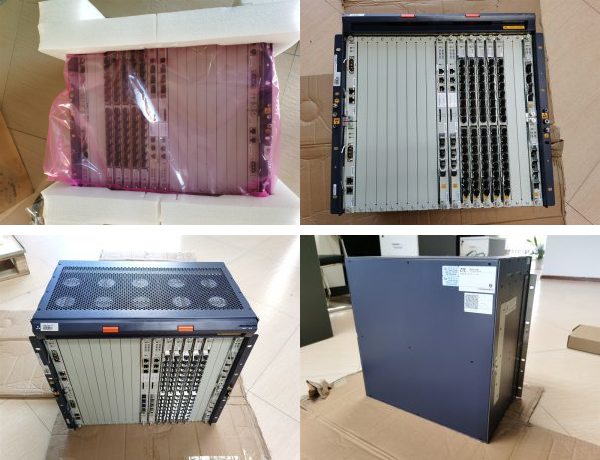 C300 FTTH DC 1GE 10GE enlace ascendente GPON OLT 16 puertos 